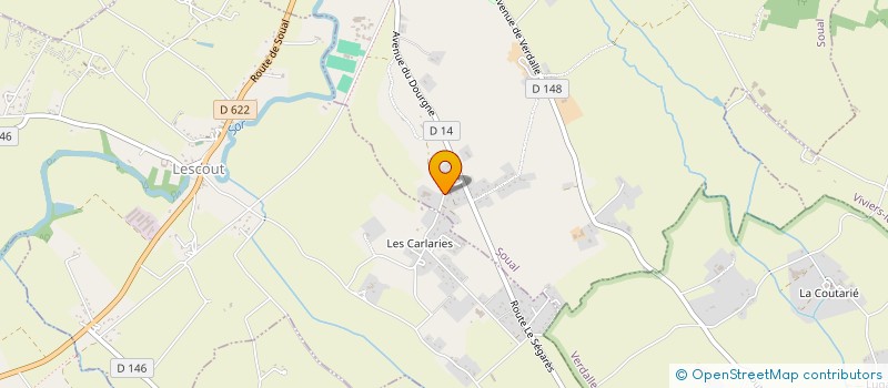 localisation de l'entreprise MONSIEUR CLAUDE BESOMBES  SOUAL