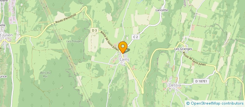 localisation de l'entreprise MONSIEUR CLAUDE BESSARD  MONTLAINSIA