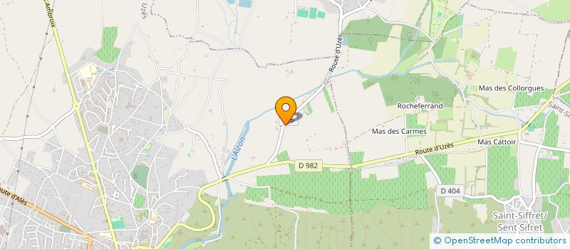 localisation de l'entreprise MONSIEUR CLAUDE BESSET-PRAT  UZES