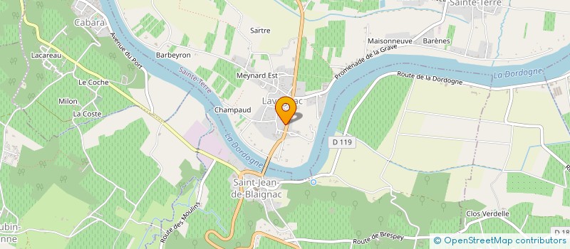 localisation de l'entreprise MONSIEUR CLAUDE BETAILLE  SAINTE-TERRE