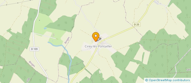 localisation de l'entreprise MONSIEUR CLAUDE BEZIERS  CIREY-LES-PONTAILLER