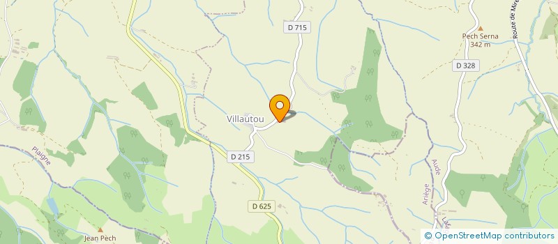 localisation de l'entreprise MONSIEUR CLAUDE BIARD  VILLAUTOU