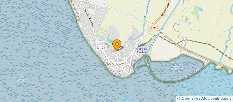 localisation de l'entreprise MONSIEUR CLAUDE BIERRY à LE CROTOY
