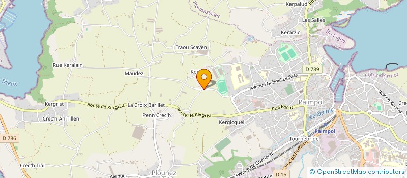 localisation de l'entreprise MONSIEUR CLAUDE BILLIEN  PAIMPOL