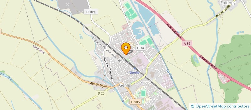 localisation de l'entreprise MONSIEUR CLAUDE BILON  GENLIS