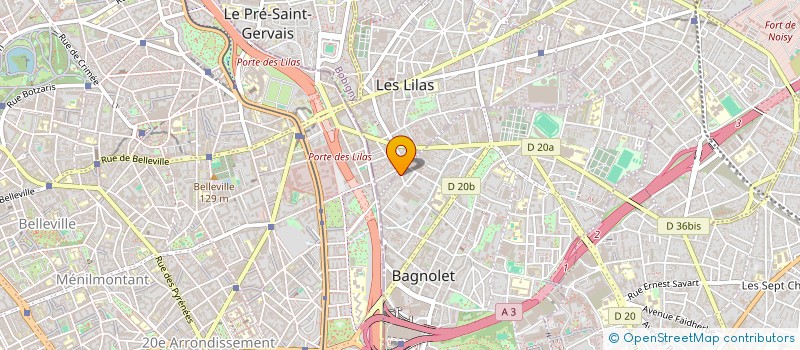 localisation de l'entreprise MONSIEUR CLAUDE BIRMAN à BAGNOLET