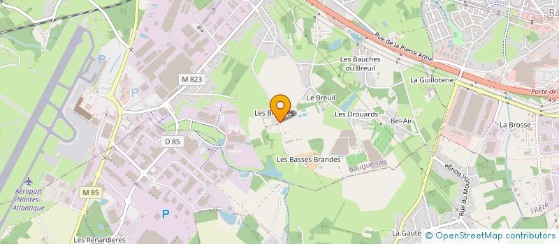 localisation de l'entreprise MONSIEUR CLAUDE BITON  BOUGUENAIS