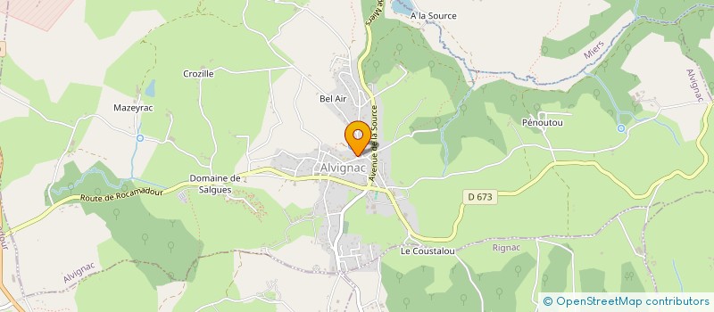 localisation de l'entreprise MONSIEUR CLAUDE BIZOT à GRAMAT