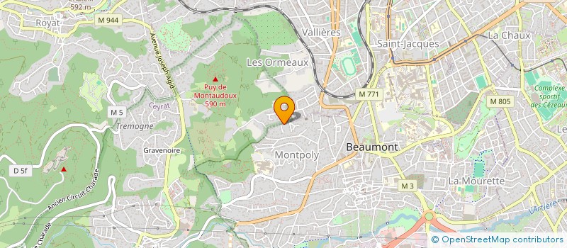 localisation de l'entreprise MONSIEUR CLAUDE BLANC à BEAUMONT