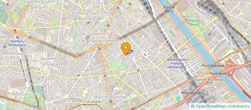 localisation de l'entreprise MONSIEUR CLAUDE BLANCHETOT à PARIS