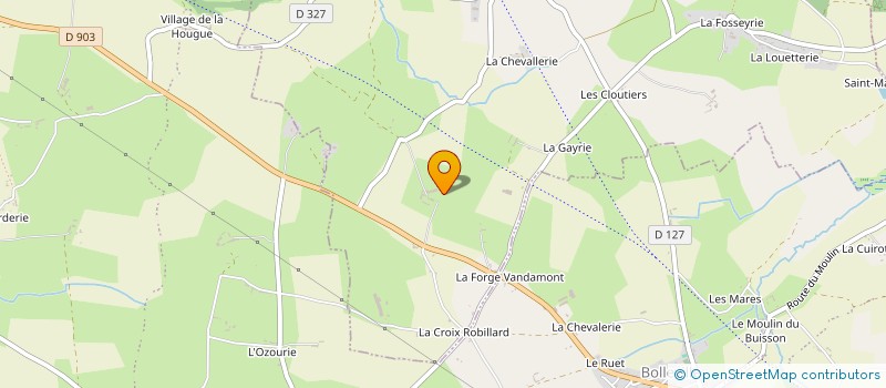 localisation de l'entreprise MONSIEUR CLAUDE BOCAGE à LE PLESSIS-LASTELLE