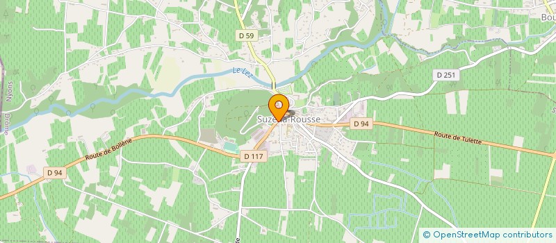 localisation de l'entreprise MONSIEUR CLAUDE BOEGLIN  SUZE-LA-ROUSSE