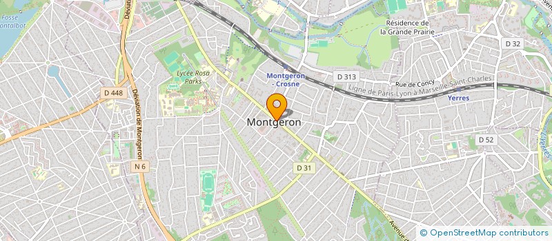 localisation de l'entreprise MONSIEUR CLAUDE BOGLIONI  MONTGERON