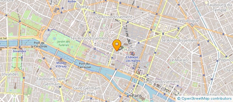 localisation de l'entreprise MONSIEUR CLAUDE BOHER à PARIS