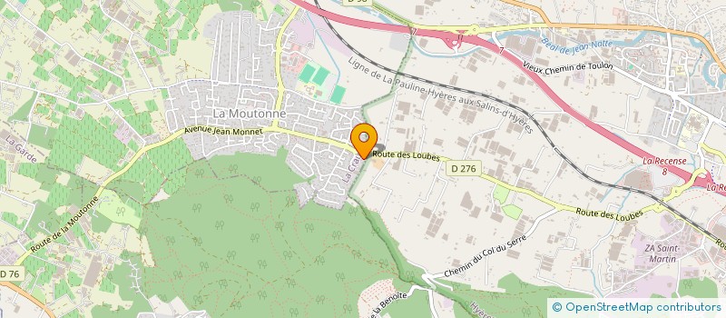 localisation de l'entreprise MONSIEUR CLAUDE BOIRON  LA CRAU