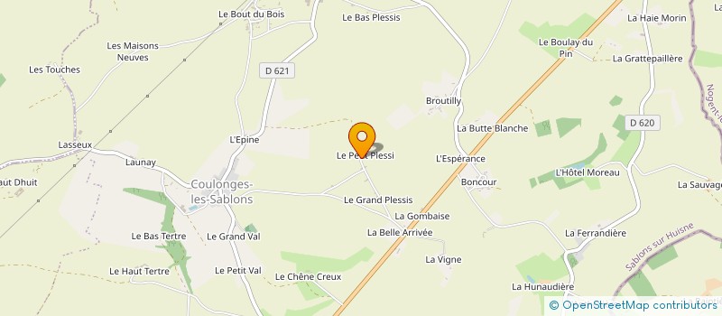 localisation de l'entreprise MONSIEUR CLAUDE BOISSELET à SABLONS-SUR-HUISNE