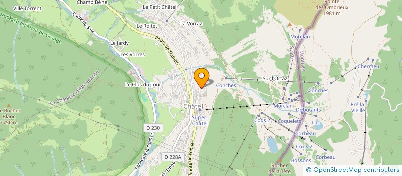 localisation de l'entreprise MONSIEUR CLAUDE BOISSELIER à CHATEL