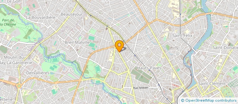 localisation de l'entreprise MONSIEUR CLAUDE BONDU à NANTES