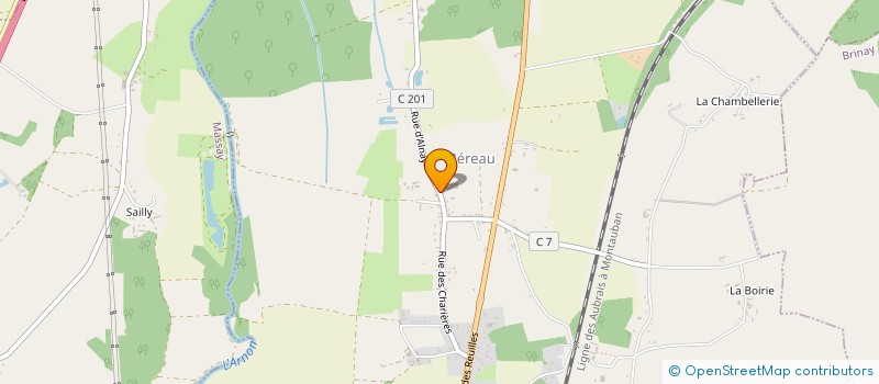 localisation de l'entreprise MONSIEUR CLAUDE BONET  MEREAU