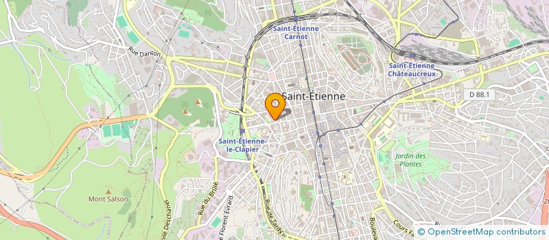 localisation de l'entreprise MONSIEUR CLAUDE BONNAUD à SAINT-ETIENNE