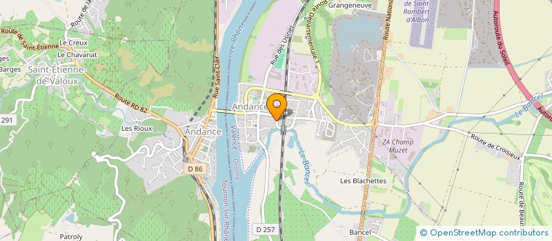 localisation de l'entreprise MONSIEUR CLAUDE BONNAUD à ANDANCETTE
