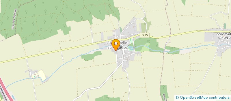 localisation de l'entreprise MONSIEUR CLAUDE BONNEAU  LA CHAPELLE-SUR-OREUSE