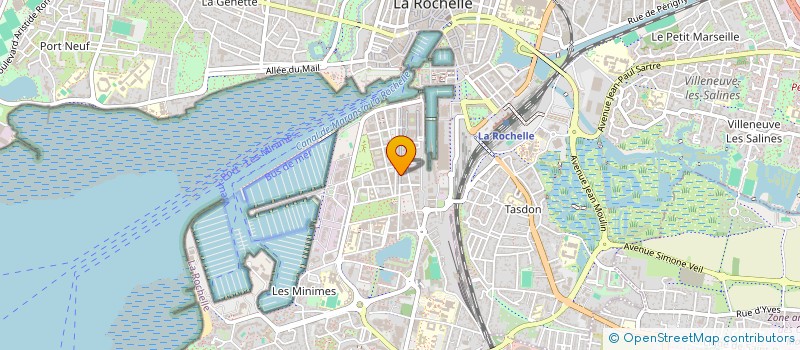 localisation de l'entreprise MONSIEUR CLAUDE BONNEAU  LA ROCHELLE