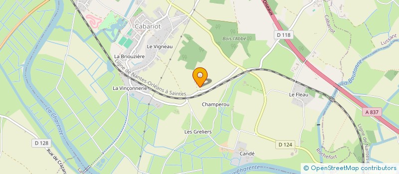 localisation de l'entreprise MONSIEUR CLAUDE BONNEAUD à CABARIOT