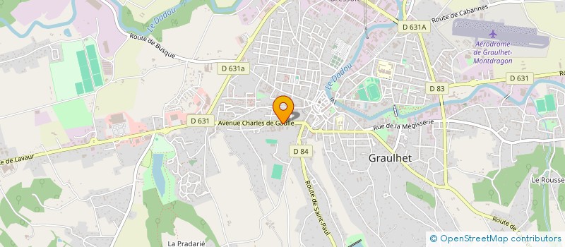 localisation de l'entreprise MONSIEUR CLAUDE BONNES  GRAULHET