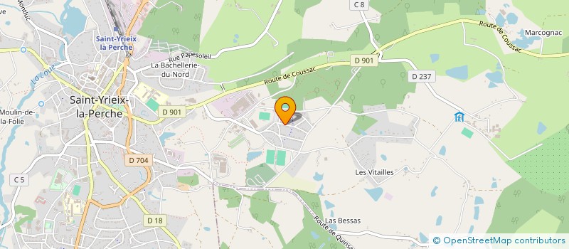 localisation de l'entreprise MONSIEUR CLAUDE BONNET à SAINT-YRIEIX-LA-PERCHE