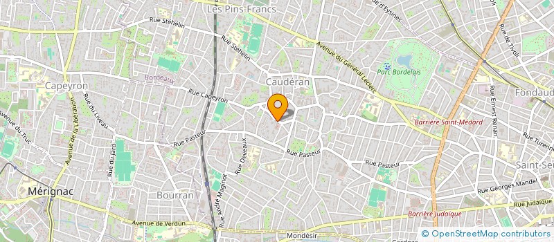 localisation de l'entreprise MONSIEUR CLAUDE BONNEVAL  BORDEAUX