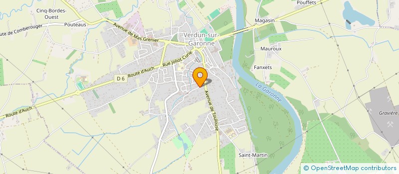 localisation de l'entreprise MONSIEUR CLAUDE BONOTTO à VERDUN-SUR-GARONNE