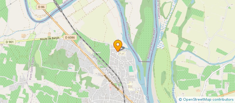 localisation de l'entreprise MONSIEUR CLAUDE BONY  SAINT-ALEXANDRE