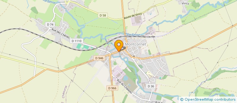 localisation de l'entreprise MONSIEUR CLAUDE BOROWSKA  MONTCORNET