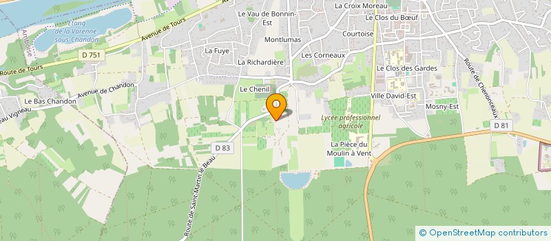 localisation de l'entreprise MONSIEUR CLAUDE BOSCHER  AMBOISE