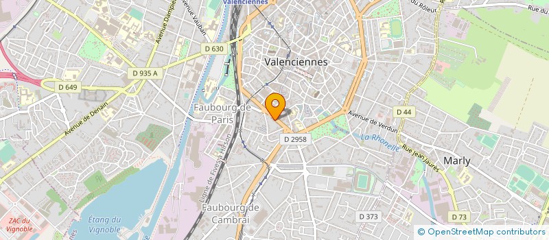 localisation de l'entreprise MONSIEUR CLAUDE BOSSUT à VALENCIENNES
