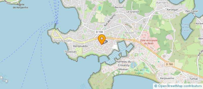 localisation de l'entreprise MONSIEUR CLAUDE BOST  ARZON