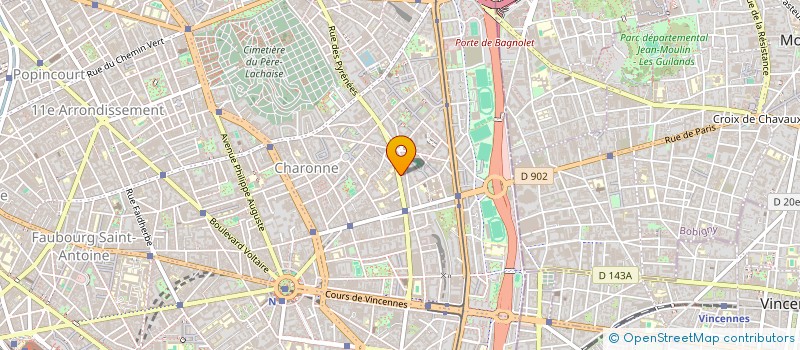 localisation de l'entreprise MONSIEUR CLAUDE BOTTINI à PARIS