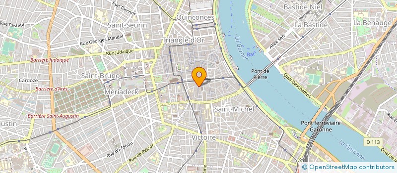 localisation de l'entreprise MONSIEUR CLAUDE BOUAKNIN  BORDEAUX