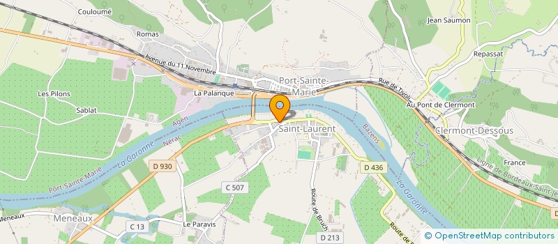 localisation de l'entreprise MONSIEUR CLAUDE BOUCHE  PORT SAINTE MARIE