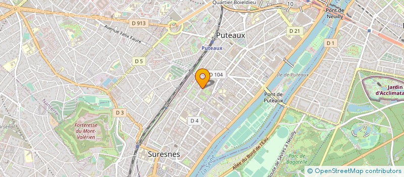 localisation de l'entreprise MONSIEUR CLAUDE BOUCHER à SURESNES