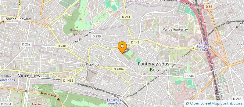 localisation de l'entreprise MONSIEUR CLAUDE BOUDOU à FONTENAY-SOUS-BOIS