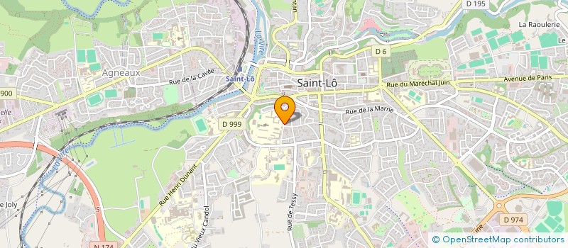 localisation de l'entreprise MONSIEUR CLAUDE BOUGES  SAINT-LO