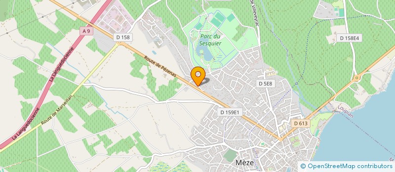 localisation de l'entreprise MONSIEUR CLAUDE BOUILLY à MEZE