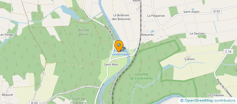 localisation de l'entreprise MONSIEUR CLAUDE BOULAIS  GUIPRY-MESSAC