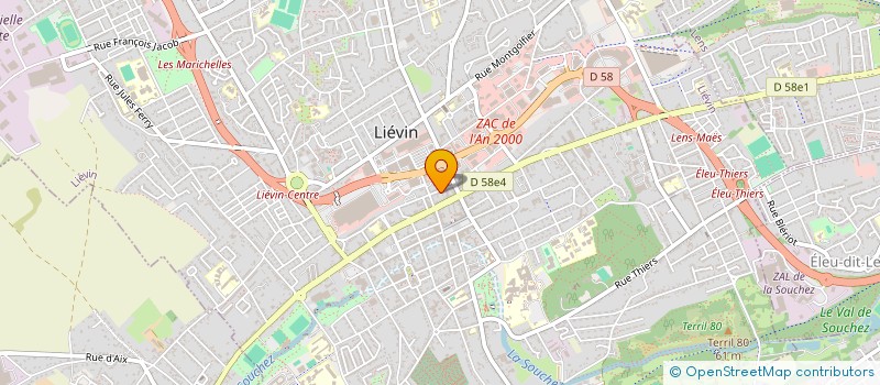 localisation de l'entreprise MONSIEUR CLAUDE BOULARD  LIEVIN