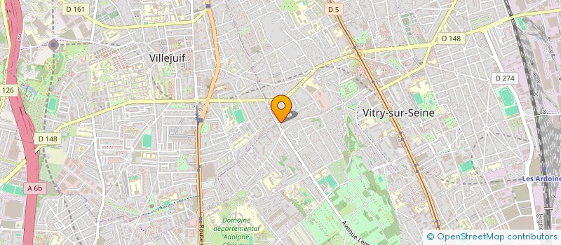 localisation de l'entreprise MONSIEUR CLAUDE BOULIN  VITRY-SUR-SEINE