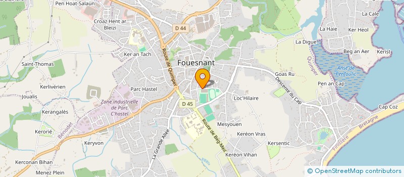 localisation de l'entreprise MONSIEUR CLAUDE BOUR à FOUESNANT