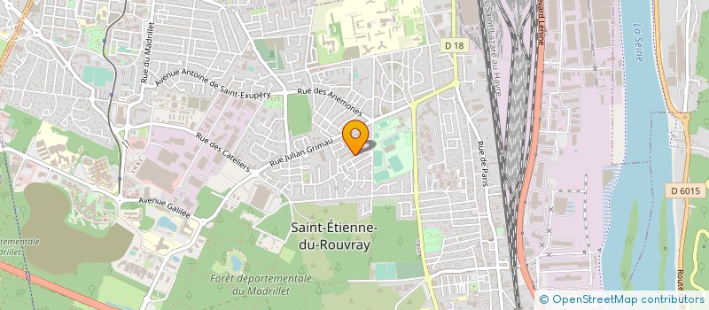 localisation de l'entreprise MONSIEUR CLAUDE BOURBEY à SAINT-ETIENNE-DU-ROUVRAY