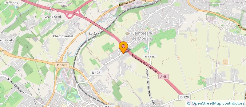 localisation de l'entreprise MONSIEUR CLAUDE BOURDIS  SAINT-JEAN-DE-MOIRANS